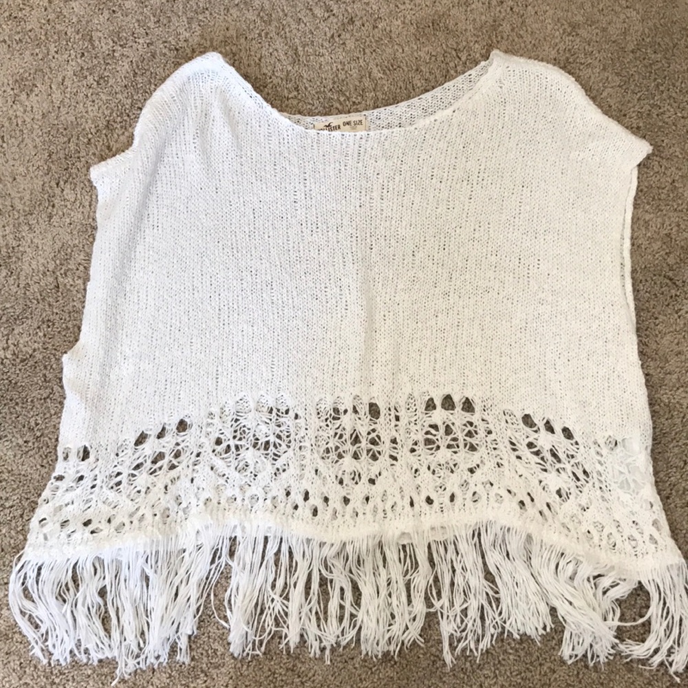 Fringe sweater shirt